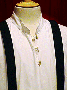 OLD SHIRT with WOOD BUTTONS - BOURGERON