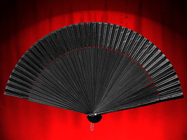 FAN OFF VENICE OUT OFF WOODEN AND FABRIC