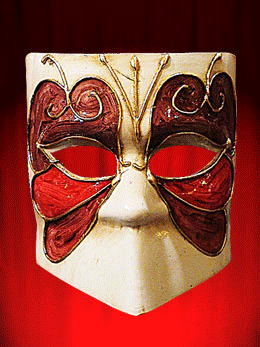 MASQUE HOMME BAUTA PAPILLON - - à PARIS,THEATRHALL,ACHETER,VENTE -  vêtements  époque,théâtre,spectacle,chemise,chapeau,costume,accessoires,redingote,cérémonie, masques de Venise,soirées et bal masque,cannes de  marche,déguisements,comedia del arte