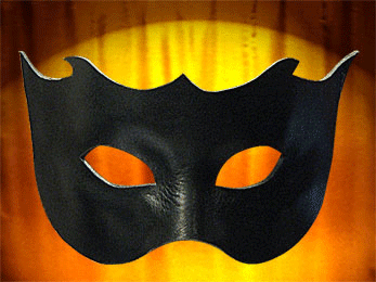 MASQUE CUIR LOUP COLOMBINE 5 POINTES MASQUE CUIR LOUP COLOMBINE 5 POINTES