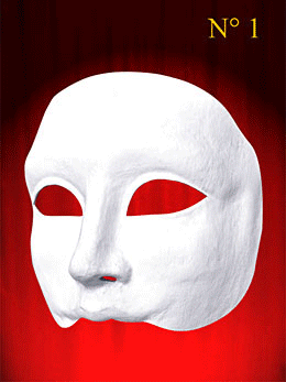 NEUTRAL HALF FACE MASK THEATER - ED FOR PAINTING